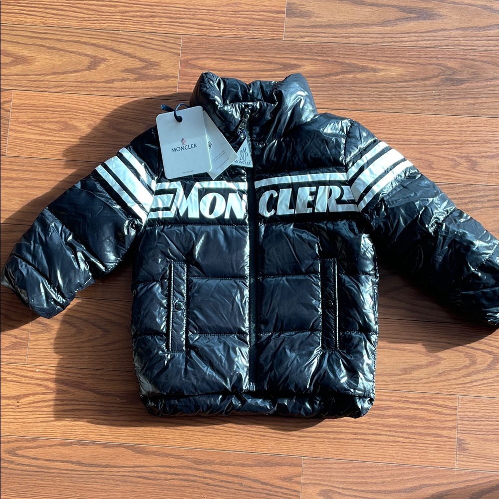 Moncler Black and White Kids Jacket